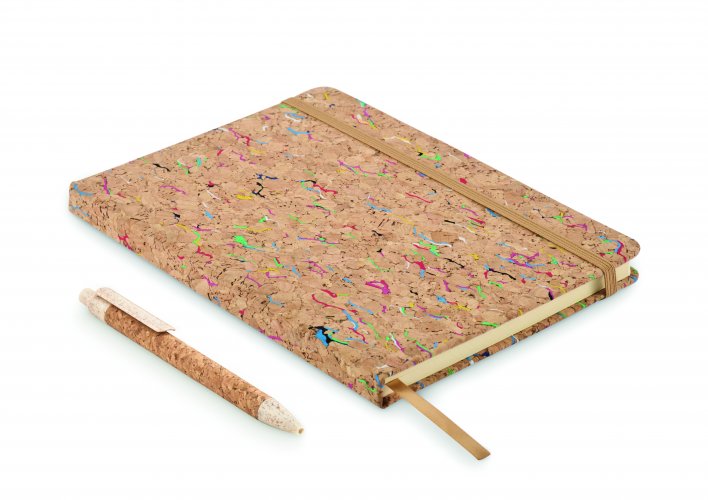 A5 muistikirja värillistä korkk CORNOTA, hinta 4,74€