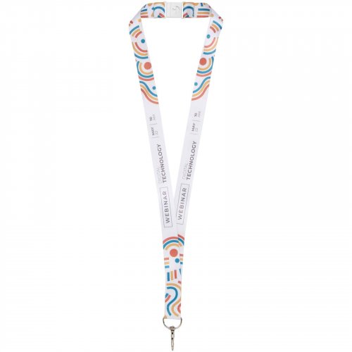 Addie sublimaatiopainettu kaulanauha turvalukolla Valkoinen Valkoinen, hinta 1,24€