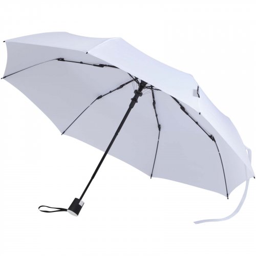 Agnes 21 taitettava, automaattisesti avautuva RPET-sateenvarjo Valkoinen, hinta 9,30€