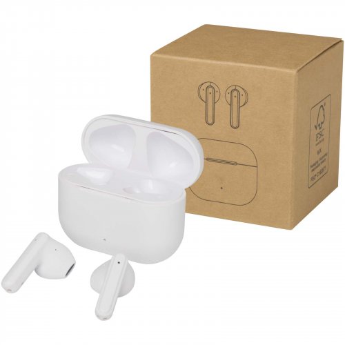 Altais kierrätysmuovista valmistetut True Wireless Bluetooth® -kuulokkeet Valkoinen, hinta 14,72€