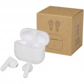 Altais kierrätysmuovista valmistetut True Wireless Bluetooth® -kuulokkeet Valkoinen