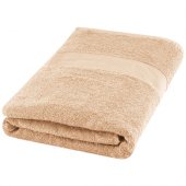 Amelia puuvillainen pyyhe, 450 g/m², 70x140 cm Beige