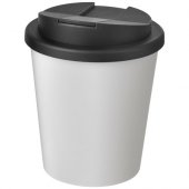 Americano® Espresso 250 ml muki, läikyttämätön kansi Valkoinen Musta