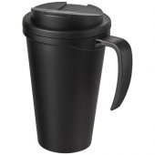 Americano® Grande 350 ml muki, läikyttämätön kansi Musta Musta