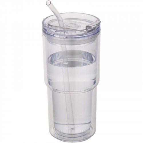 Archer 480 ml kaksiseinäinen muovimuki Kirkas läpinäkyvä, hinta 5,74€