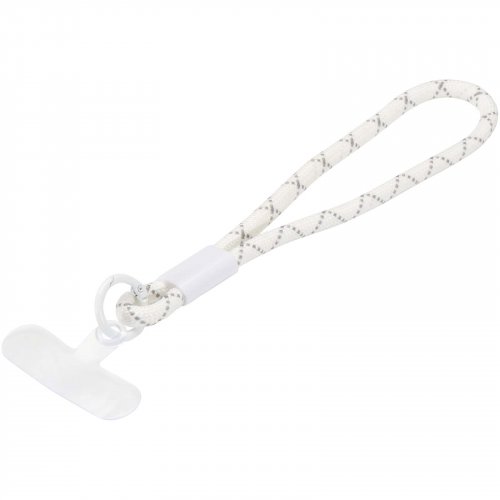 Arich kierrätetystä muovista valmistettu älypuhelimen ranneke Valkoinen, hinta 1,44€