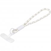 Arich kierrätetystä muovista valmistettu älypuhelimen ranneke Valkoinen