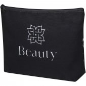 Arlo RPET-sublimaatiolaukku – keskikokoinen Musta Valkoinen