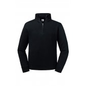 AUTHENTIC ZIP NECK COLLEGE Black 3XL