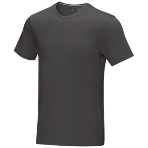 Azurite miesten lyhythihainen T-paita luomupuuvillasta Ukkosenharmaa, hinta 5,78€
