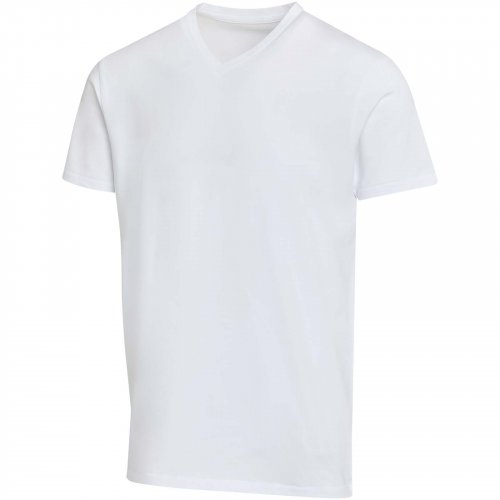 Balfour lyhythihainen, OCS-sertifioitu V-aukkoinen unisex-t-paita 200 g/m²:n kankaasta Valkoinen, hinta 16,28€