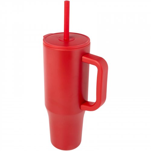 Brady 900 ml:n RCS-sertifioitu eristetty juomamuki silikonipillillä Punainen, hinta 8,74€