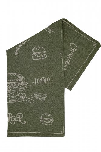BURGER KEITTIÖPYYHE Green, hinta 4,90€