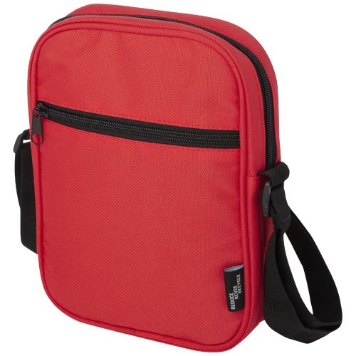 Byron GRS-kierrätetystä materiaalista valmistettu crossbody-laukku 2 l Punainen, hinta 6,94€