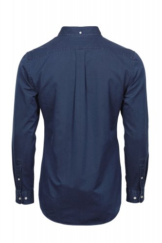 CASUAL TWILL KAULUSPAITA Indigo S, hinta 90,90€