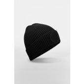 CIRCULAR FASHION PATCH BEANIE Black