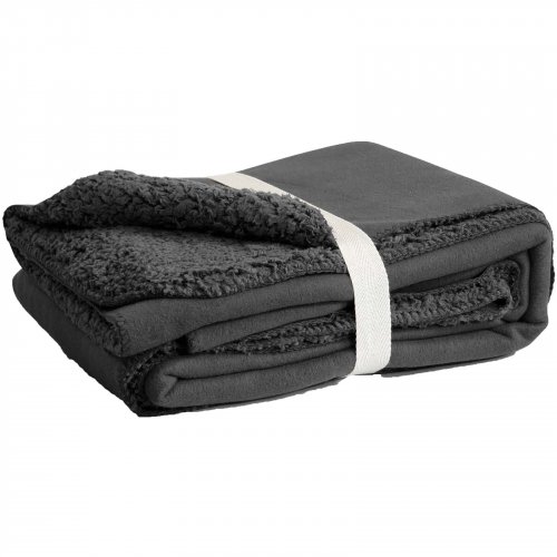 Citizen Green Recoon kierrätetystä materiaalista valmistettu kaksikerroksinen peitto – 120 x 150 cm Tummanharmaa, hinta 55,68€
