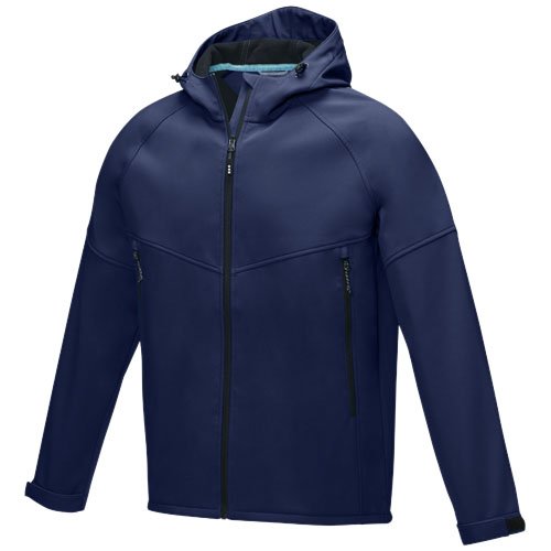Coltan-softshell-takki miehille, GRS-kierrätetty Navy, hinta 71,80€