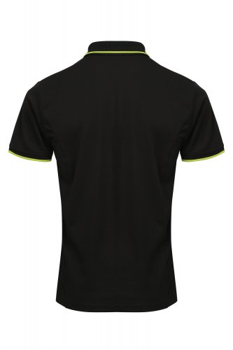 CONTRAST COOLCHECKER® PIKEE Black - Lime S, hinta 19,50€