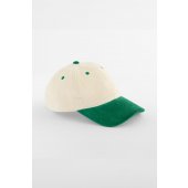 CONTRAST PEAK CORD LIPPIS Natural - Bottle green