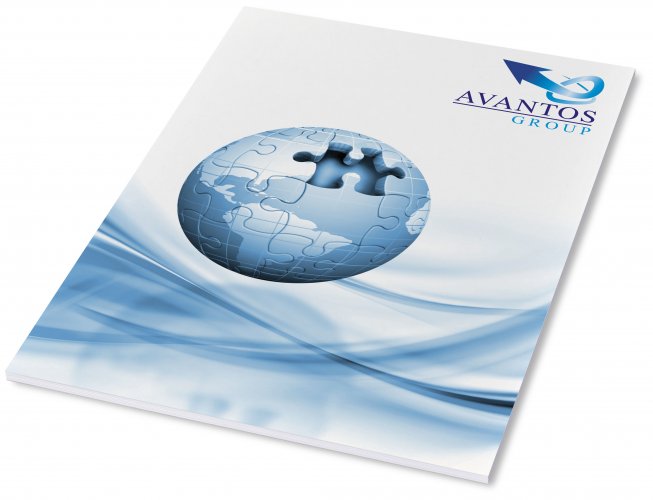 Desk-Mate®-muistio kannella, A4 Valkoinen, hinta 3,06€