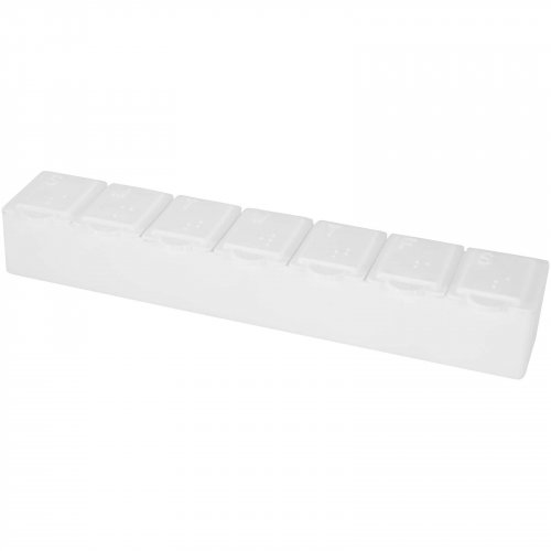 Dose seitsemän päivän vitamiini/pilleri dosetti Valkoinen, hinta 1,08€