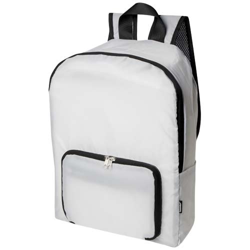 EcoFold laskostuva RPET-reppu 15 l Valkoinen, hinta 8,88€