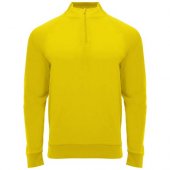 Epiro pitkähihainen neljännesvetoketjullinen pusero, unisex Keltainen