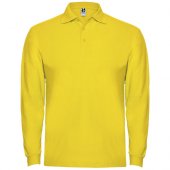 Estrella miesten pitkähihainen poolopaita Keltainen