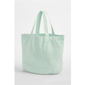 GARMENT DYED SHOPPER Vintage aqua