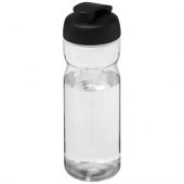 H2O Active® Base 650 ml läppäkantinen urheilujuomapullo Läpinäkyvä Musta
