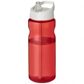 H2O Active® Base Tritan™ 650 ml urheilujuomapullo nokallisella korkilla Punainen Valkoinen