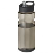 H2O Active® Eco Base 650 ml -urheilujuomapullo kaatonokkakannella Hiili Musta