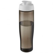 H2O Active® Eco Tempo 700 ml:n urheilujuomapullo läppäkannella Valkoinen Hiili