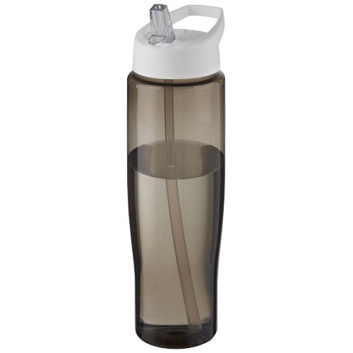 H2O Active® Eco Tempo 700 ml:n urheilujuomapullo nokallisella korkilla Valkoinen Hiili, hinta 7,64€
