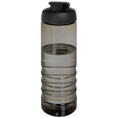 H2O Active® Eco Treble 750 ml:n juomapullo flip lid -kannella Hiili Musta, hinta 7,22€