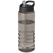 H2O Active® Eco Treble 750 ml:n juomapullo sporttikorkilla Hiili Musta