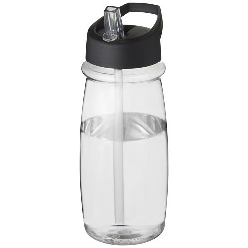 H2O Active® Pulse 600 ml -urheilujuomapullo kaatonokkakannella Läpinäkyvä Musta, hinta 6,38€