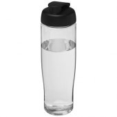 H2O Active® Tempo 700 ml flip kansi urheilujuomapullo Läpinäkyvä Musta