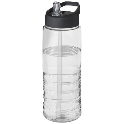 H2O Active® Treble 750 ml -urheilujuomapullo kaatonokkakannella Läpinäkyvä Musta, hinta 7,06€
