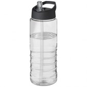 H2O Active® Treble 750 ml -urheilujuomapullo kaatonokkakannella Läpinäkyvä Musta