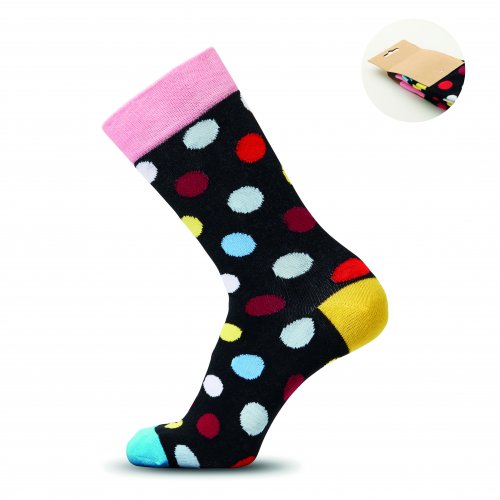 Hauskat kuviolliset sukat FUNNY L, hinta 2,12€