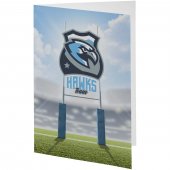 Herald A5-kokoinen tervehdyskortti Valkoinen