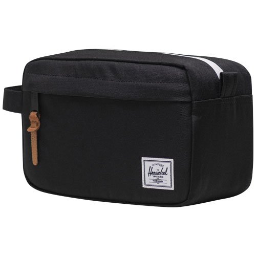 Herschel Chapter toilettilaukku, kierrätysmateriaalia Musta, hinta 46,50€
