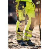 HIGH VIS GREEN STRETCH HOUSUT Neon Yellow - Black C44