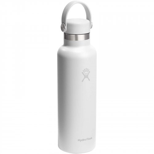 Hydra Flask Standard Mouth 621 ml:n vesipullo eristetty ruostumattomasta teräksestä valmistettu, jossa on pillikorkki Valkoinen, hinta 47,30€