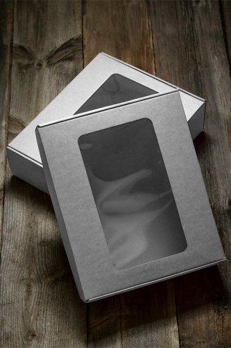 IKKUNALLINEN LAHJAPAKKAUS L Grey L, hinta 3,60€