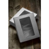 IKKUNALLINEN LAHJAPAKKAUS L Grey L