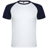 Indianapolis lyhythihainen urheilu-t-paita, unisex Valkoinen Navy sininen