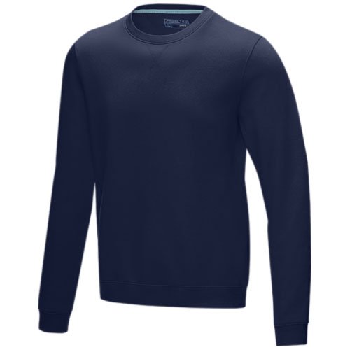 Jasper miesten svetari pyöreällä pääntiellä, orgaaninen kierrätetty Navy, hinta 32,12€
